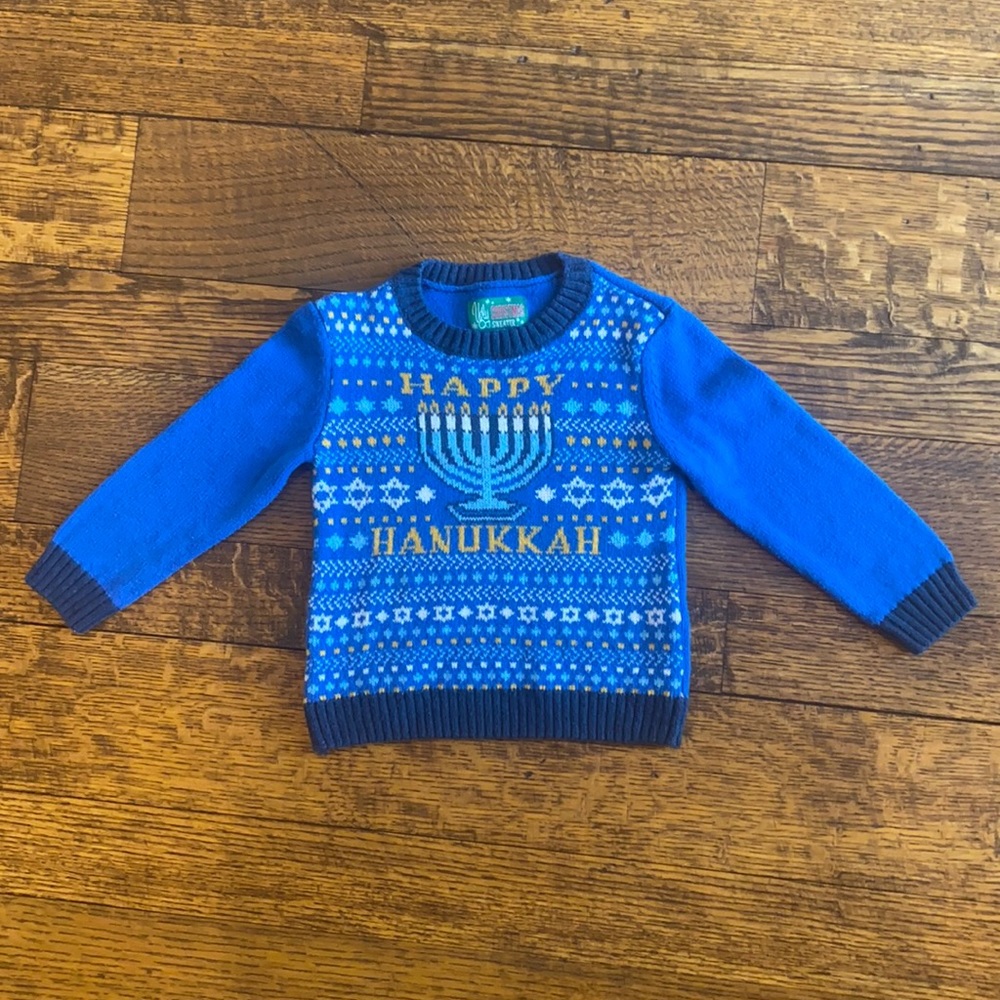 Hanukkah sweater, 3T